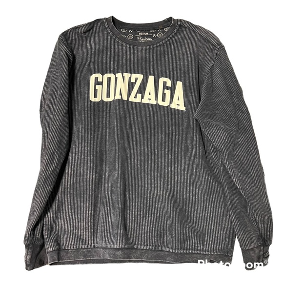 Pressbox Tops - Gonzaga Corduroy Crew Neck Sweatshirt